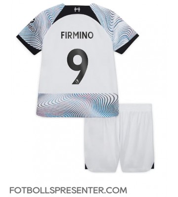 Liverpool Roberto Firmino #9 Bortatröja Barn 2022-23 Kortärmad (+ korta byxor)